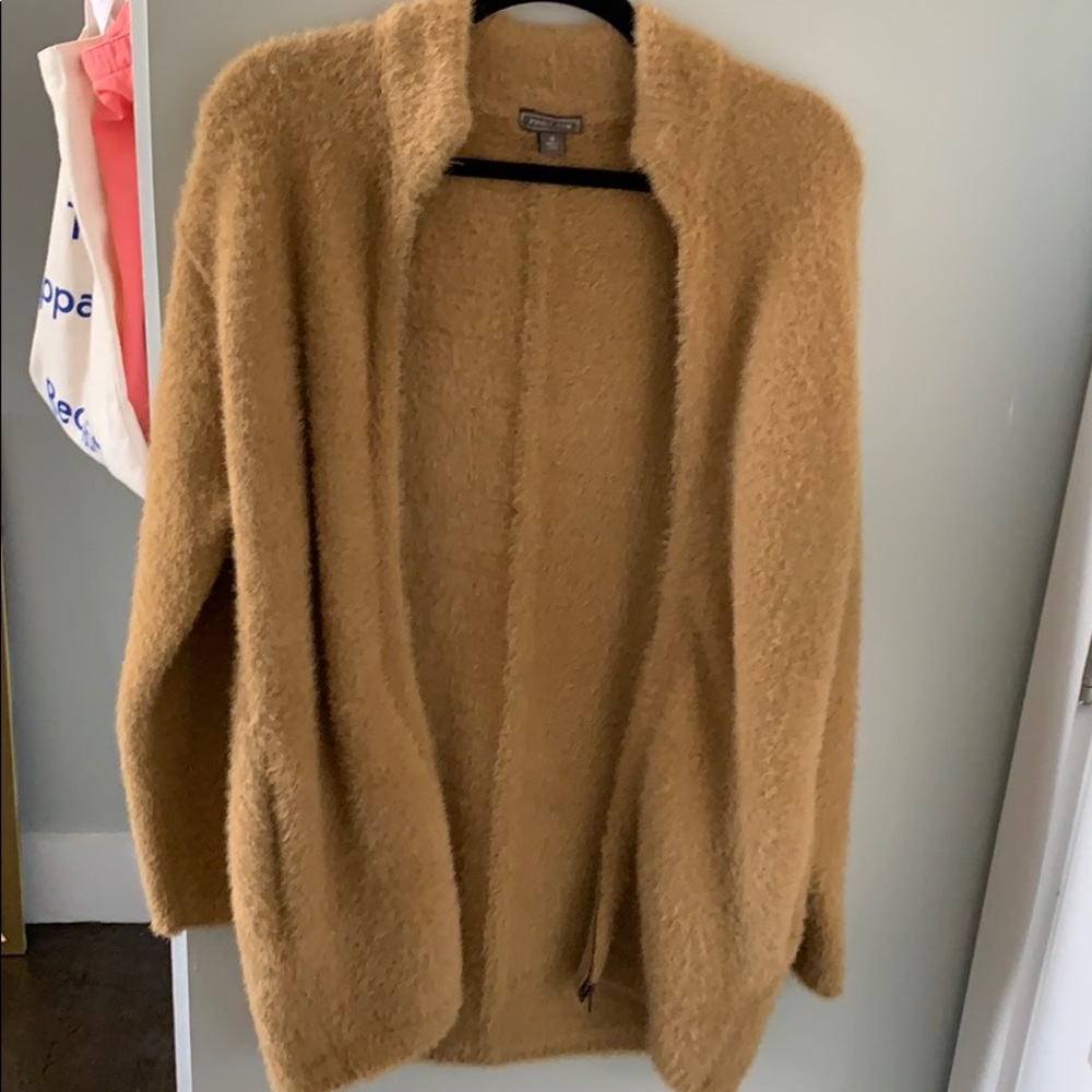 J.Crew Point Sur fuzzy cardigan/zip up